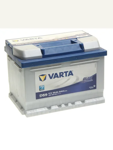 Аккумулятор VARTA Blue Dynamic 60Ач обратная полярность, низкий