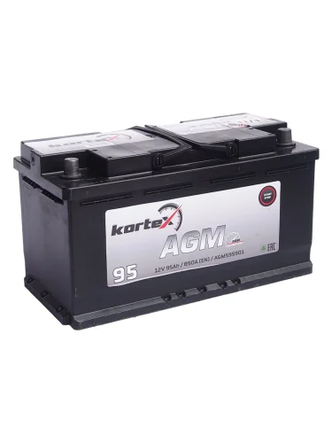Аккумулятор KORTEX AGM 95Ач обратная полярность