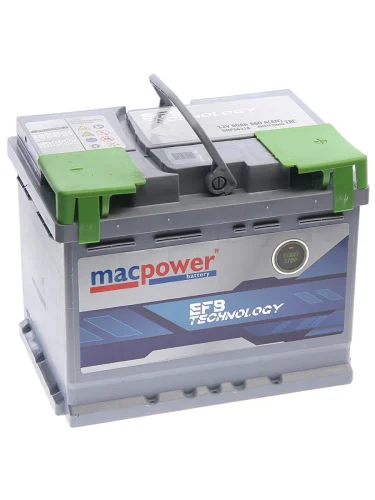 Аккумулятор MACPOWER EFB 60Ач обратная полярность