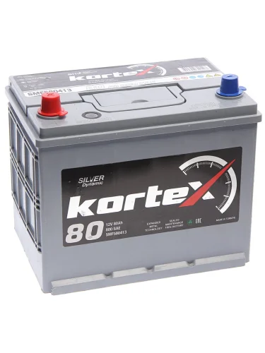 Аккумулятор KORTEX SILVER Dynamic ASIA 80Ач