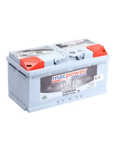 Аккумулятор MACPOWER 100Ач обратная полярность,низкий