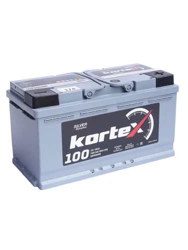 Аккумулятор KORTEX SILVER Dynamic 100Ач обратная полярность