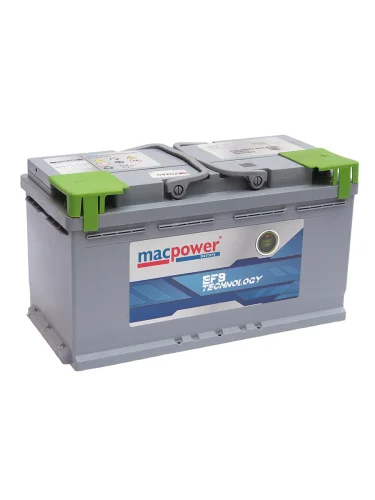 Аккумулятор MACPOWER EFB 100Ач обратная полярность