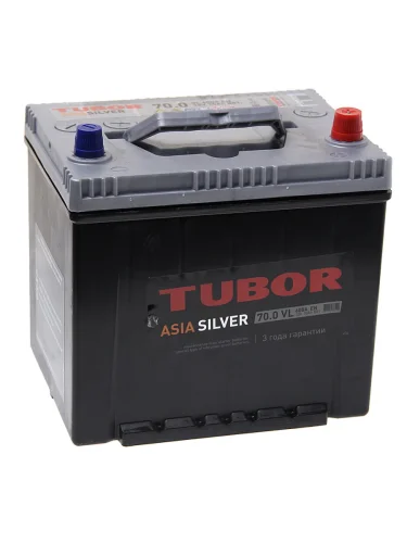 Аккумулятор TUBOR Asia Silver 70Ач обратная полярность