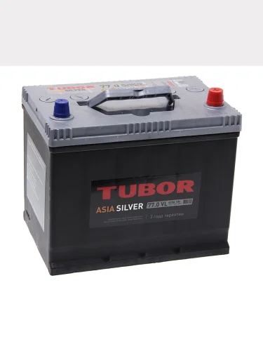 Аккумулятор TUBOR Asia Silver 77Ач обратная полярность