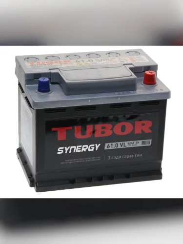 Аккумулятор TUBOR Synergy 61Ач обратная полярность
