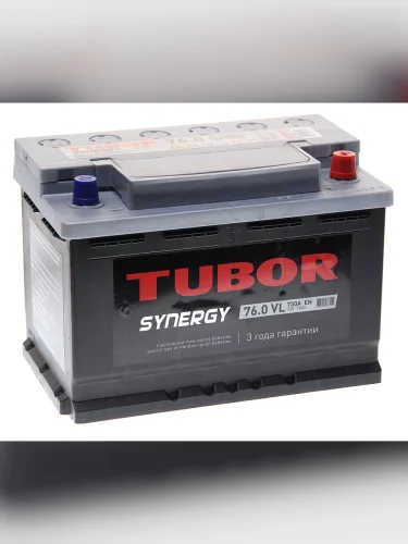Аккумулятор TUBOR Synergy 76Ач обратная полярность