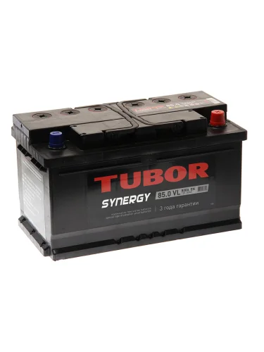 Аккумулятор TUBOR Synergy 85Ач обратная полярность,низкий