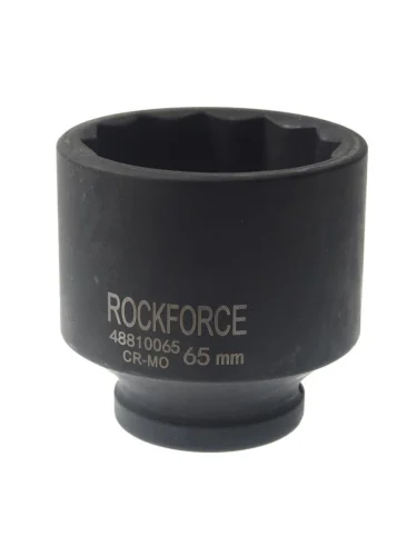 Головка торцевая 1 65мм 12-ти гранная ударная глубокая L=95мм ROCKFORCE