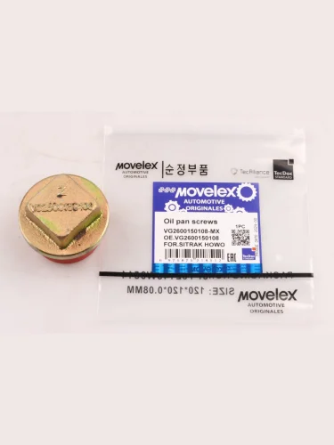 Пробка SITRAK HOWO сливная поддона масляного (с магнитом) MOVELEX