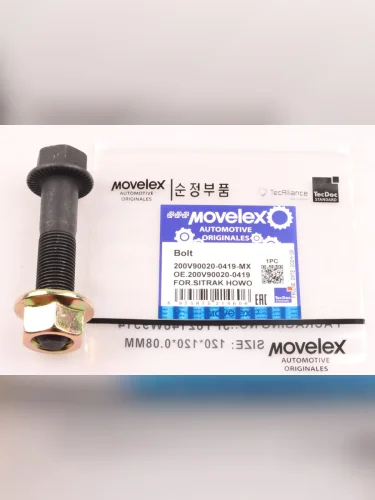 Болт SITRAK HOWO крепления маховика (M16x1.5x80) MOVELEX