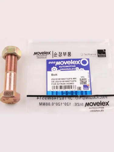 Болт SITRAK HOWO диска тормозного (М16х1.5) MOVELEX