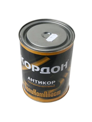 Антикор полимерно-битумный 1л Кордон ПОЛИКОМПЛАСТ