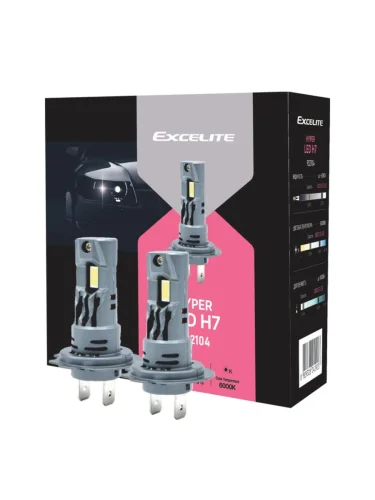 Лампа светодиодная 1224V H7 PX26d +250% 6000K (2шт.) Led Cool White Hyper EXCELITE