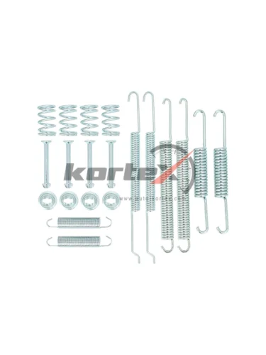 Ремкомплект VW Caddy (82-04),Golf (86-06),Passat (88-96) колодок тормозных задних KORTEX