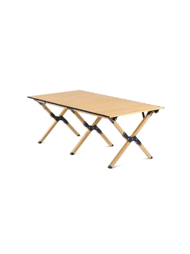 Стол туристический Naturehike Star Jane L01 складной, 150х70х55 см, с Х-образными ножками, бежевый с brand: Naturehike, tsvet: Бежевый, width_mm_2: 820, dlina_mm: 190, ves_kg_1: 5.5, vysota_mm: 220