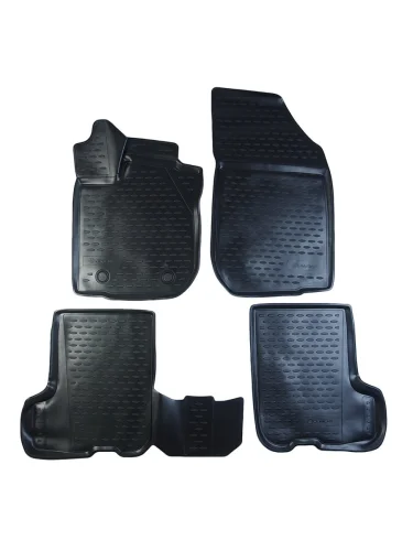 Коврик салона RENAULT Sandero (14-) 3D полиуретан (4 предм.) ELEMENT