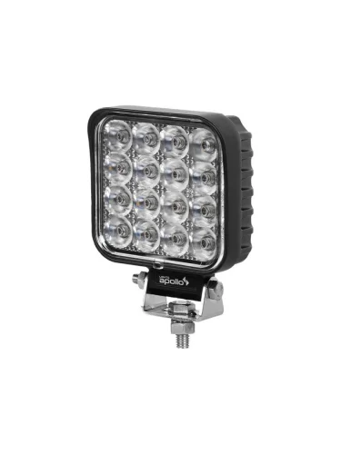 Фара рабочего света квадратная 84x84x52мм 48Вт (16 светодиодов) IP68 Spot LIGHTSAPOLLO